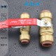 Best Sale cUPC NSF approved Lead Free 1/2"*1/2" Brass Push Fit Ball Valve AL-21601